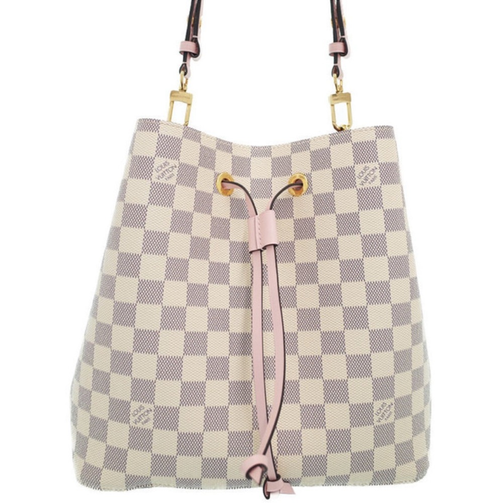 Louis Vuitton NéoNoé MM Pink and Cream Shoulder Bag